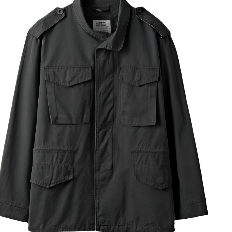 Herren Militärjacke mit praktischen Taschen – Enzo