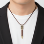 Unisex-Halskette Aus Leder - ArrowCharm