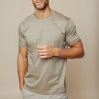 Shiny & Soft Men's T-Shirt in Mercerized Cotton – Leon