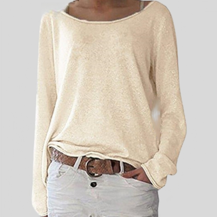 Bequeme Damenpullover mit langen Ärmeln – Soraya