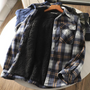 Herren fleecegefütterte Hemdjacke – Mauro
