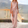 Ärmelloser Damen Jumpsuit mit Geradem Schnitt – Noemi