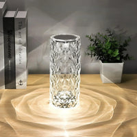 Kristall Tischlampe mit Touch-Bedienung - Aurora