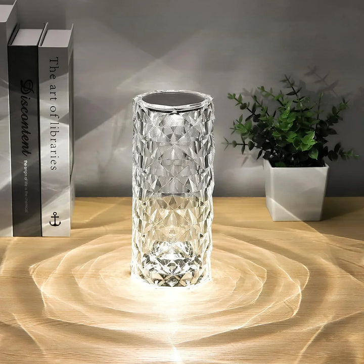 Kristall Tischlampe mit Touch-Bedienung - Aurora
