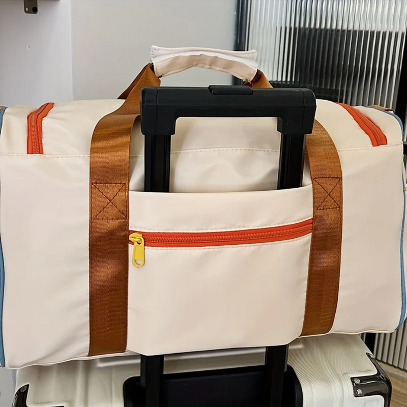 Leichtgewicht Duffeltas mit Farbblöcken - FlexaBag