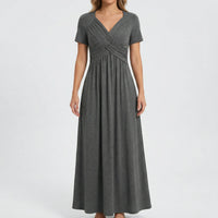 V Ausschnitt Maxikleid - Rebekka