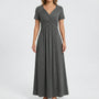 V Ausschnitt Maxikleid - Rebekka