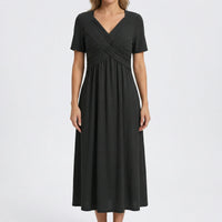 V Ausschnitt Maxikleid - Rebekka