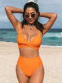 Bikini-Set mit Hohem Bund – Eliva
