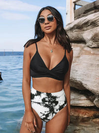 Bikini-Set mit Hohem Bund – Eliva