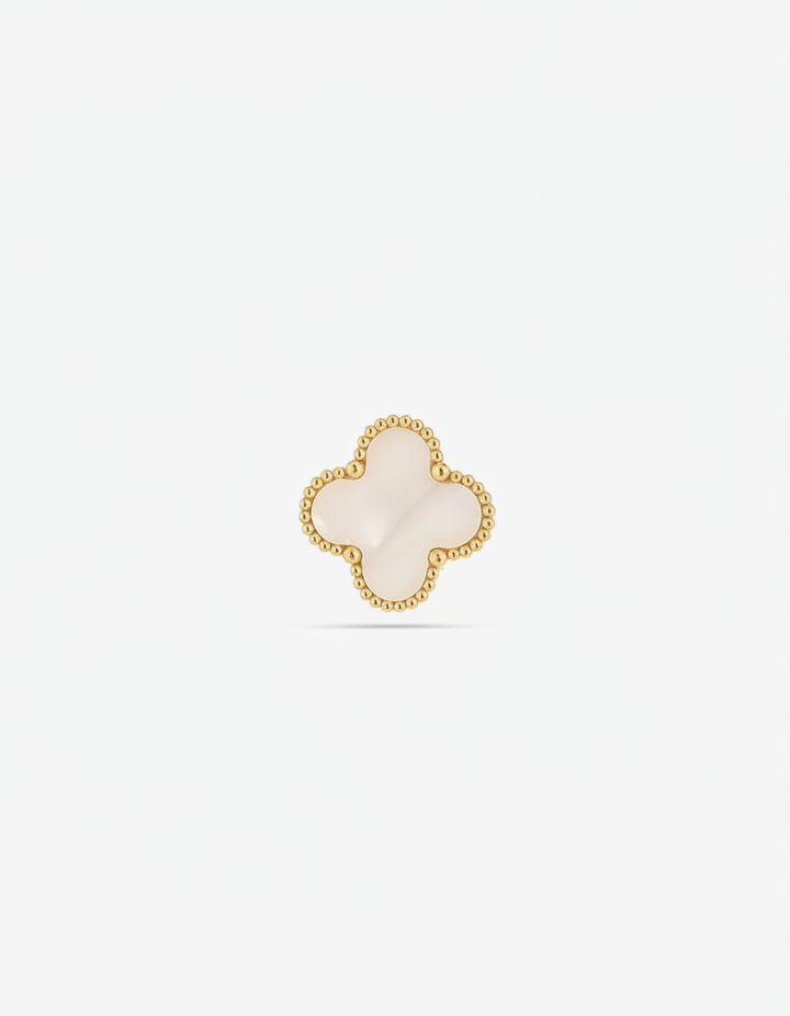 Vergoldete Perlenohrstecker - CloverJewelry
