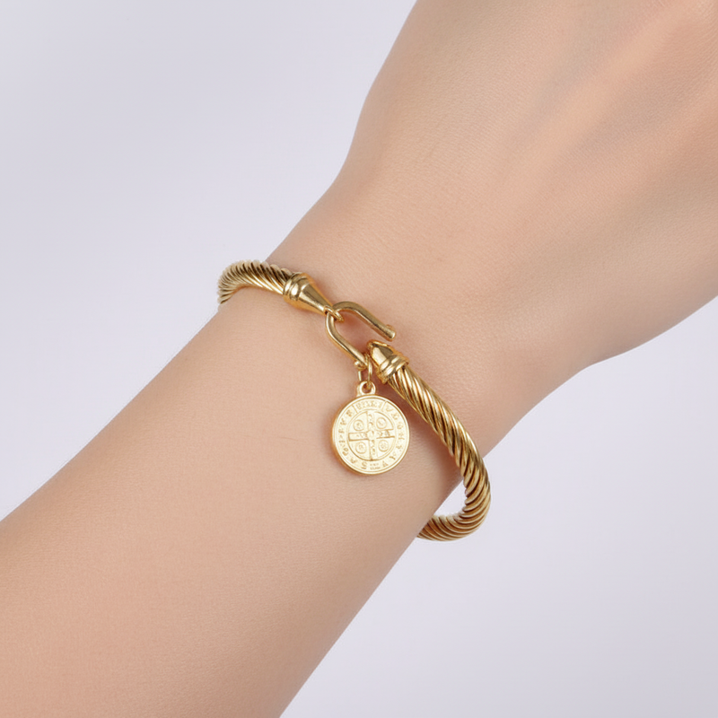Vergoldetes Silberarmband - StrengthBracelet