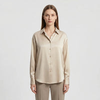Versatile Satin-Finish Top - Angelica