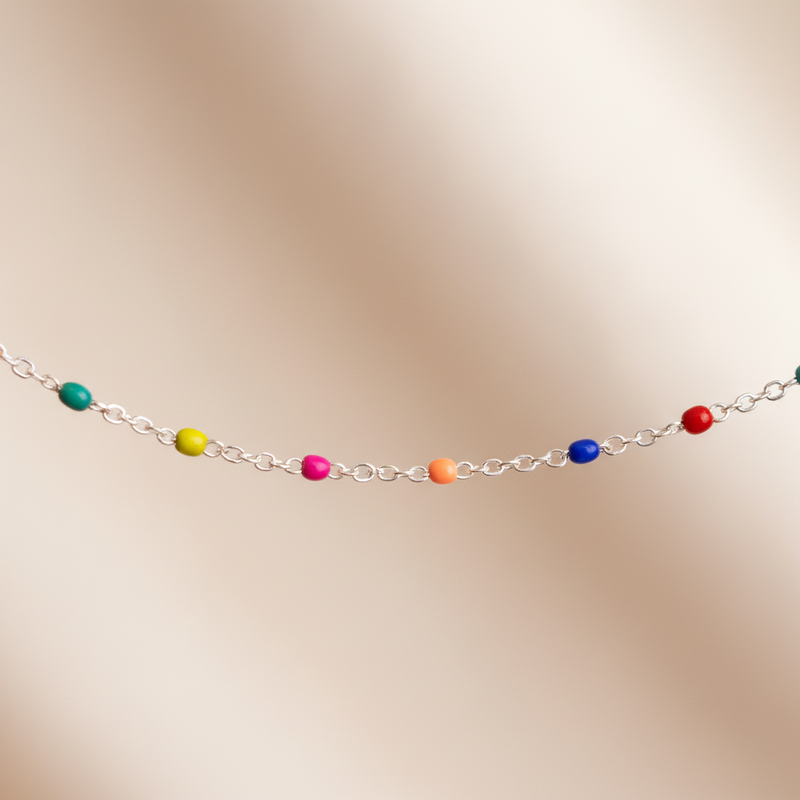 Verspielte Perlenkette - RainbowChain