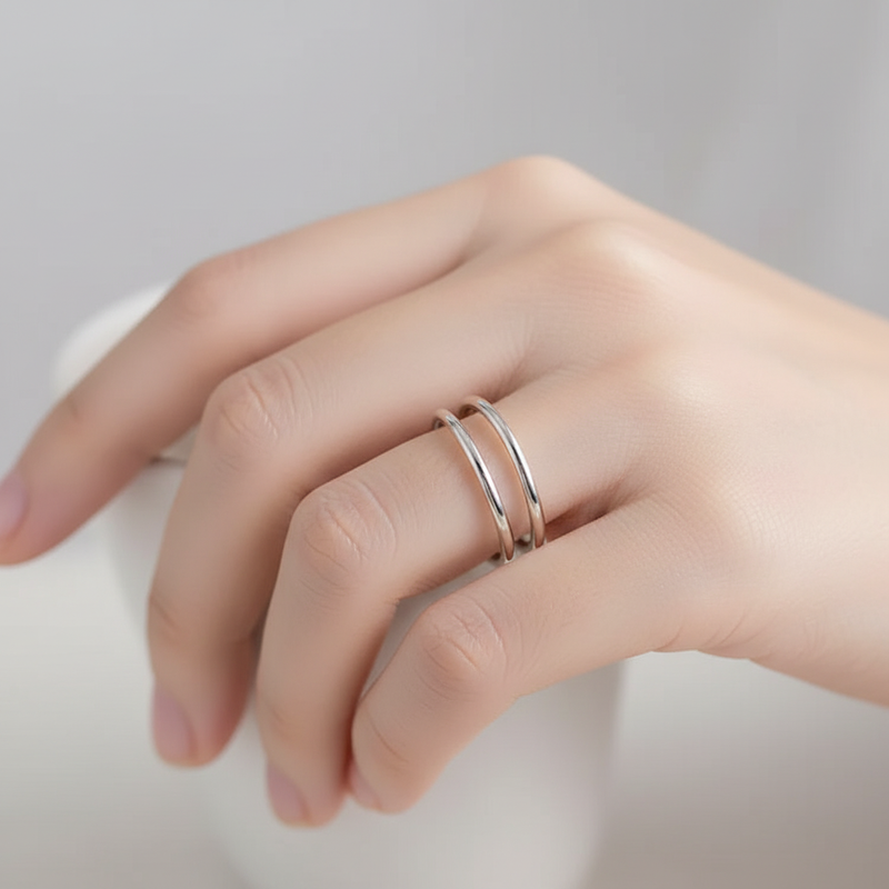 Verstellbarer Ring - DoubleLine