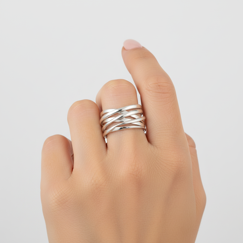 Verstellbarer Silberschmuck - BranchGlow