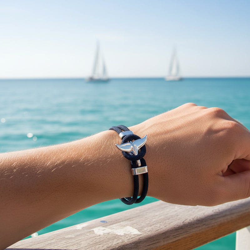 Verstellbares Armband - AnchorBlue
