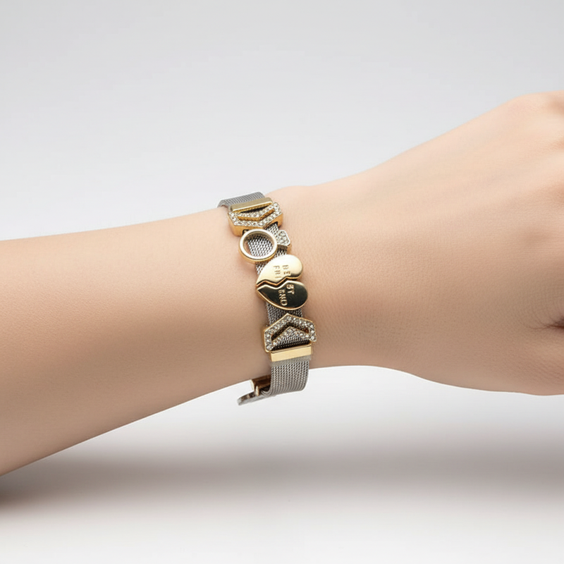 Verstellbares Edelstahl-Armband - StyleShine