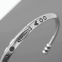 Verstellbares Silberarmband - LuckBangle