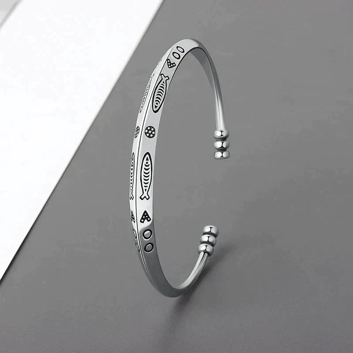 Verstellbares Silberarmband - LuckBangle