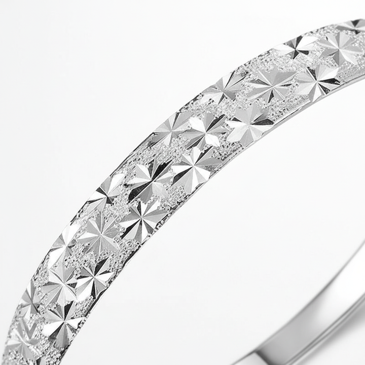 Verstellbares Silberarmband - ShimmerBangle