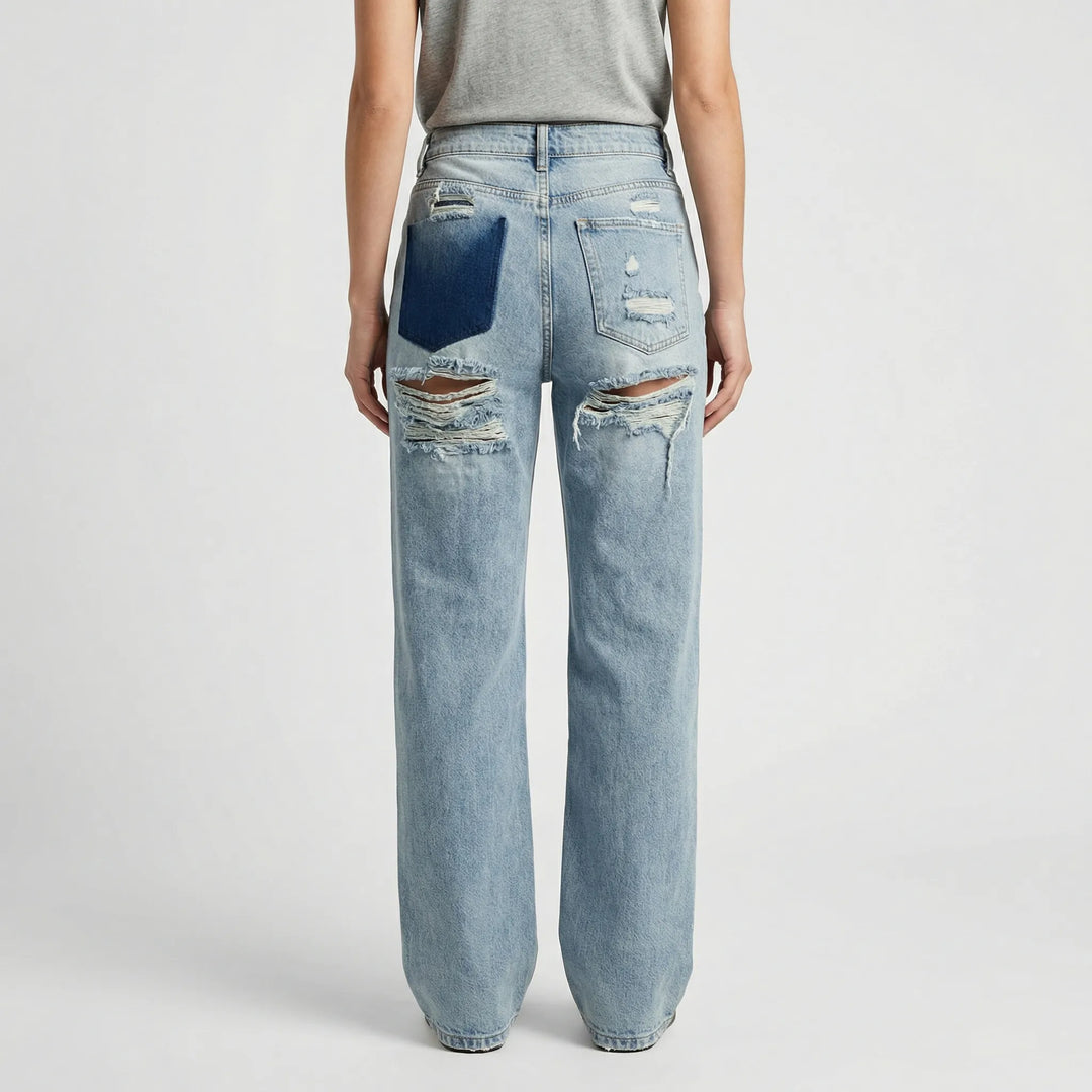 Vintage Ripped Damenjeans - Nelly