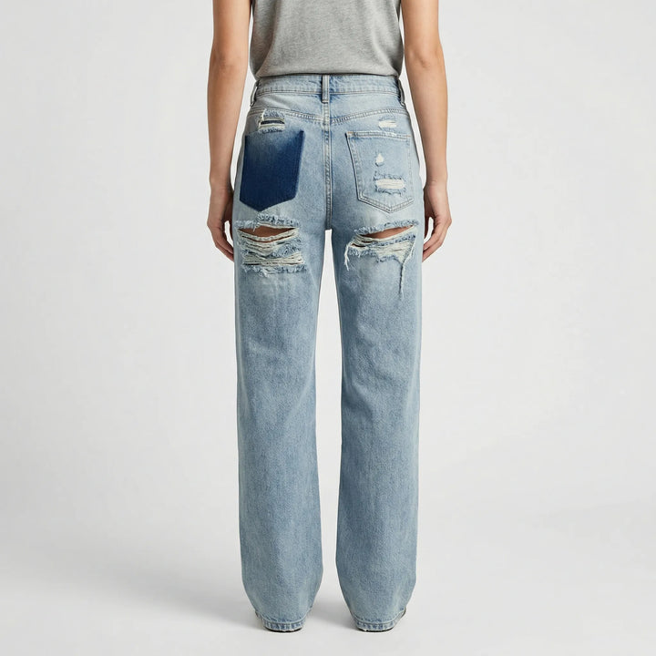 Vintage Ripped Damenjeans - Nelly