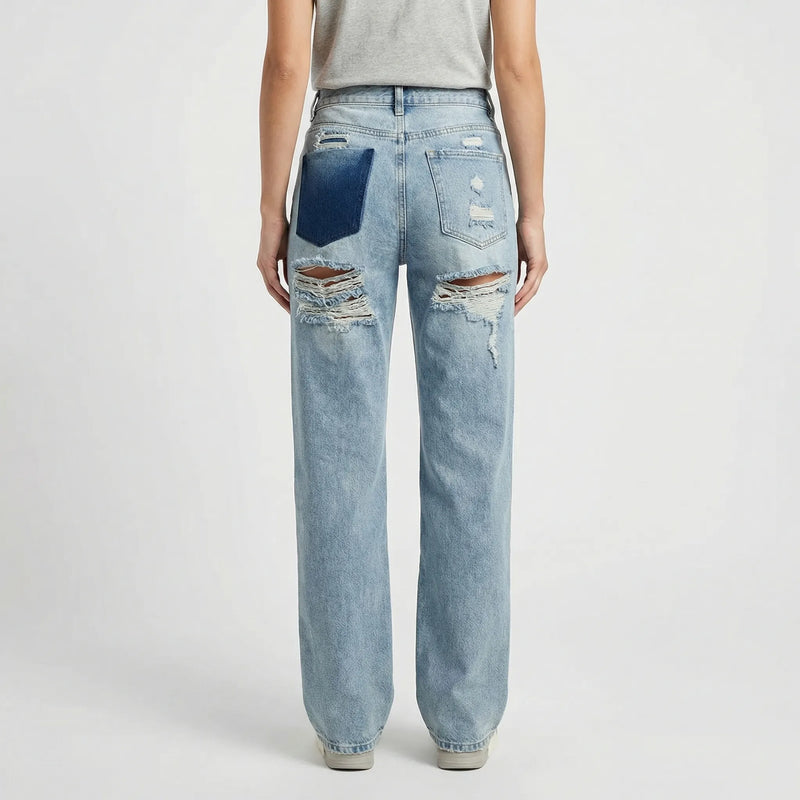 Vintage Ripped Damenjeans - Nelly