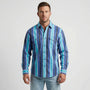 Vintage Stripe Long-Sleeve Button Shirt - Eric