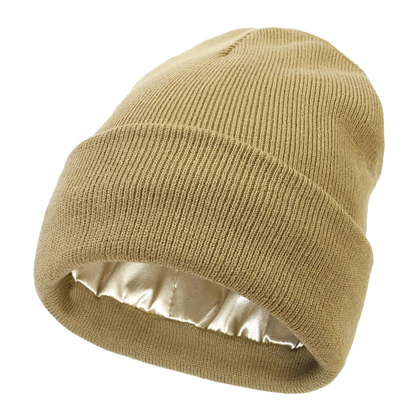 Wintermütze mit Seidenfutter - Noor