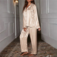 Seidig-weiches Damen-Pyjama-Set – Emilia