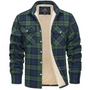 Fleecegefütterte Herren Karo-Jacke – Arvid Herbstedition