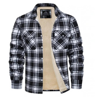 Fleecegefütterte Herren Karo-Jacke – Arvid Herbstedition