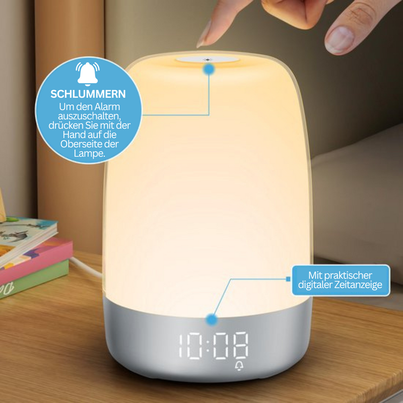 Wake-up-Light mit Naturklängen – Aurora