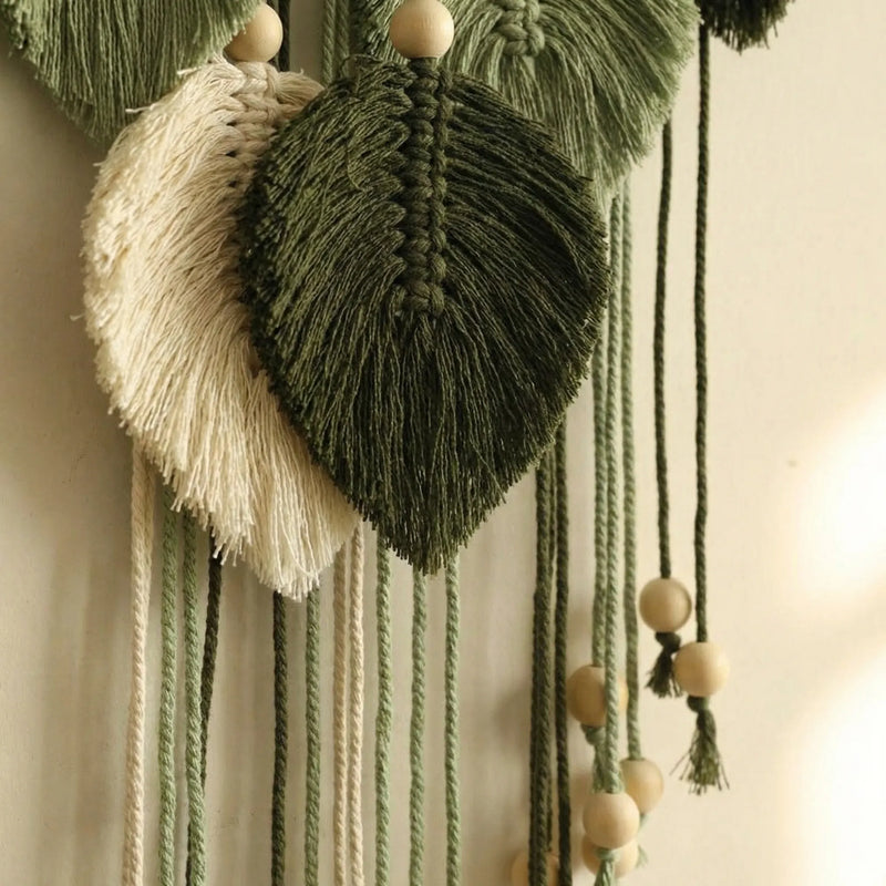 Wandbehang Mit Blattmotiv - Leaforia