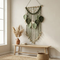 Wandbehang Mit Blattmotiv - Leaforia