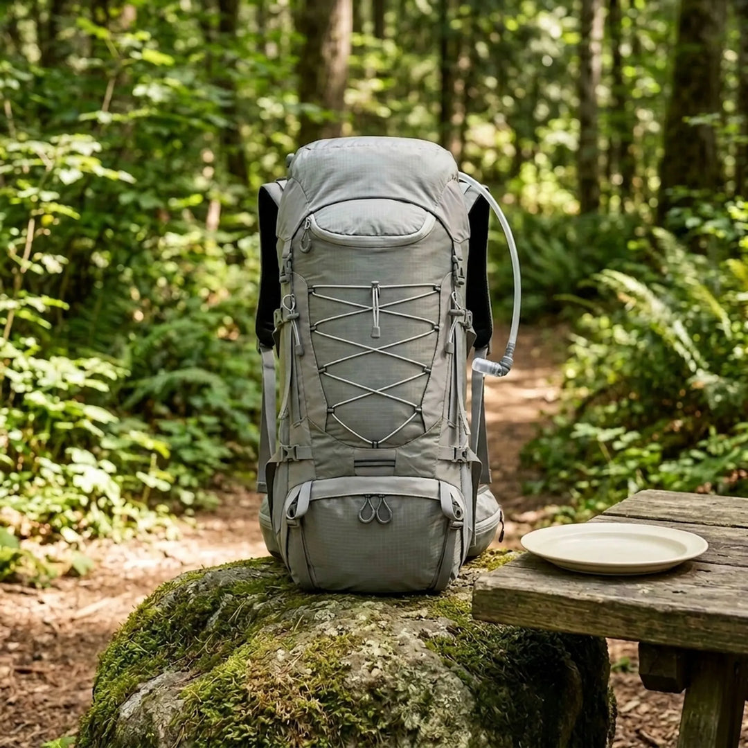 Großer Wanderrucksack - Für Damen und Herren - 75L Fassungsvermögen - Belüftetes Rückenteil - Mehrere Fächer