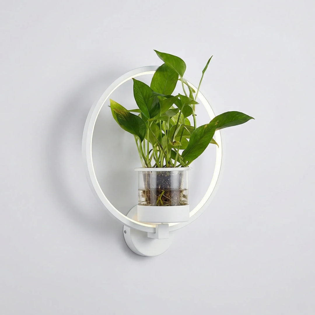 Wandleuchte Mit Pflanzenhalter - Luminflora