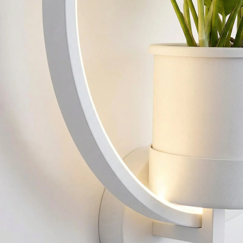 Wandleuchte Mit Pflanzenhalter - Luminflora