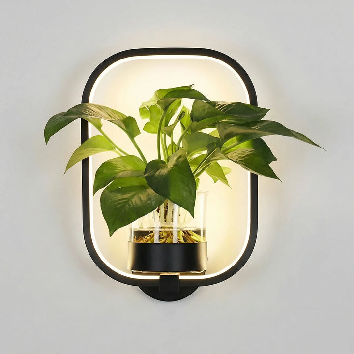 Wandleuchte Mit Pflanzenhalter - Luminflora