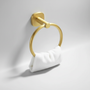 Wandmontierter Handtuchring Holz Aluminium - WoodenHalo