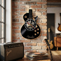 Wanduhr In Gitarrenform - Vinoluxe