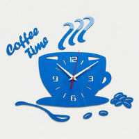 Wanduhr In Kaffeetassenform - Caffiora