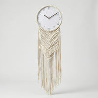 Wanduhr Mit Knüpfdetails - BohemaClock