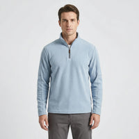 Wärmebetonter Herren-Pullover Mit Kurzreißverschluss - Lester