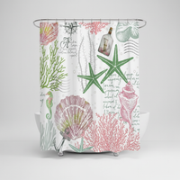 Wasserabweisender Polyester Duschvorhang - StarfishDream