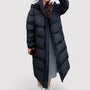 Water-Resistant Longline Puffer Jacket For Women - Eula