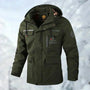 Water-Resistant Men's Jacket With Detachable Hood - Isaac