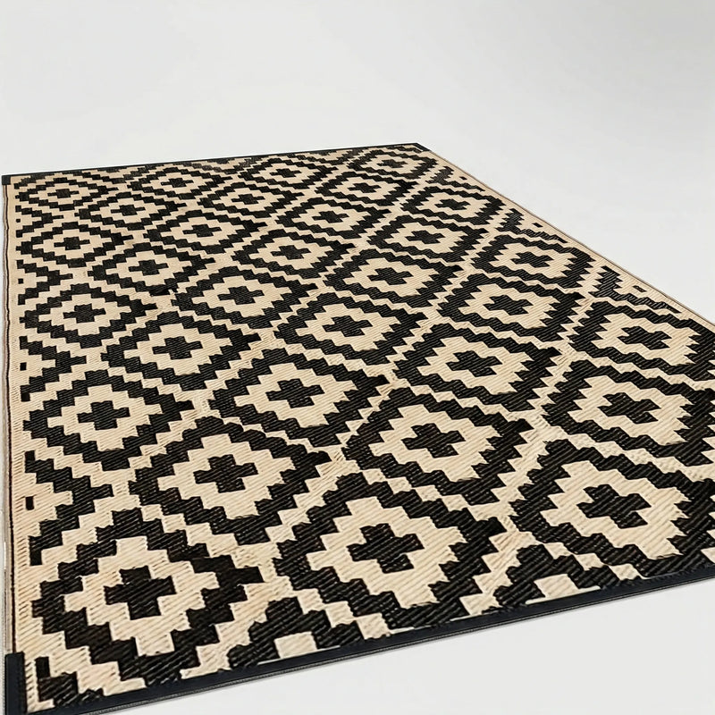 Wende-Teppich Mit Geometrischem Muster - GeoLooma