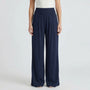 Wide-Leg High-Waist Summer Trousers - Sylvia